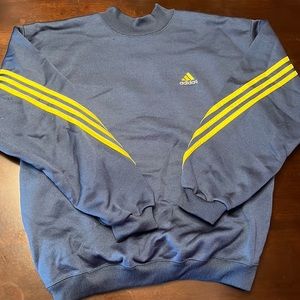 Vintage Blue/Yellow Adidas Crewneck Sweatshirt